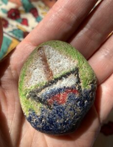 Painted paperweight